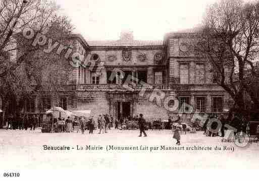 Ville de BEAUCAIRE, carte postale ancienne