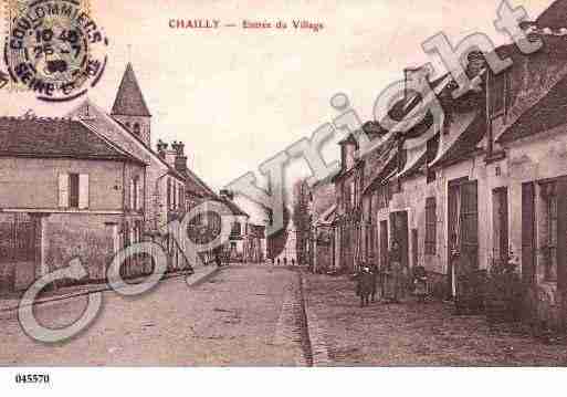 Ville de CHAILLYENBRIE, carte postale ancienne