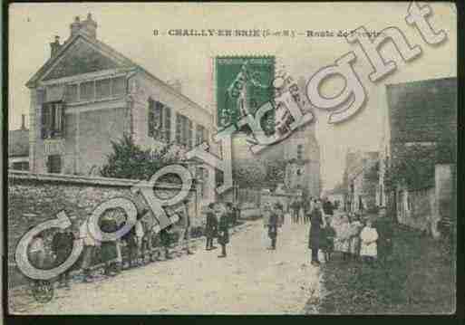 Ville de CHAILLYENBRIE, carte postale ancienne