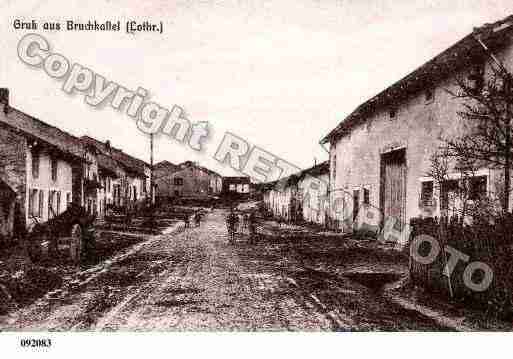 Ville de CHATEAUBREHAIN, carte postale ancienne