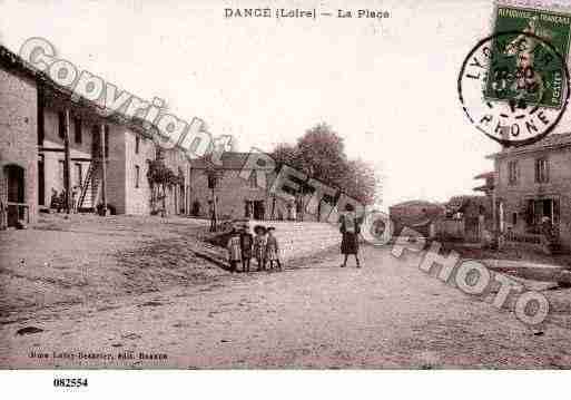 Ville de DANCE, carte postale ancienne