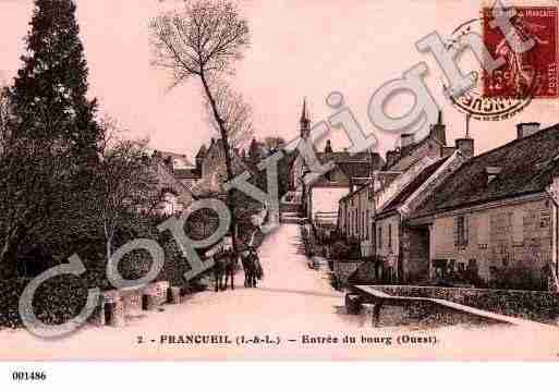 Ville de FRANCUEIL, carte postale ancienne