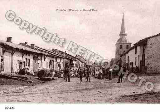 Ville de FROIDOS, carte postale ancienne