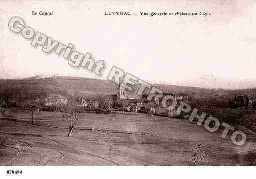 Ville de LEYNHAC, carte postale ancienne