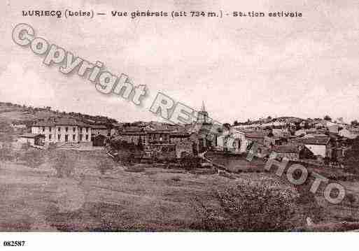 Ville de LURIECQ, carte postale ancienne