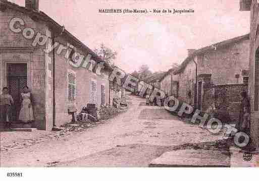 Ville de MAIZIERES, carte postale ancienne