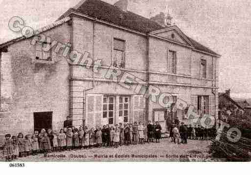 Ville de MAMIROLLE, carte postale ancienne