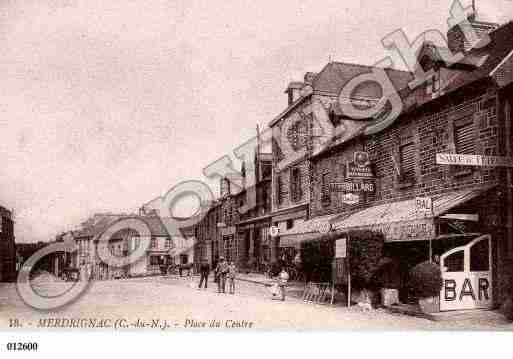 Ville de MERDRIGNAC, carte postale ancienne