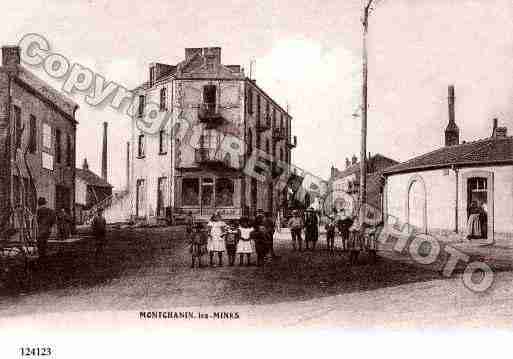 Ville de MONTCHANIN, carte postale ancienne