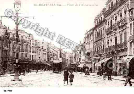 Ville de MONTPELLIER, carte postale ancienne