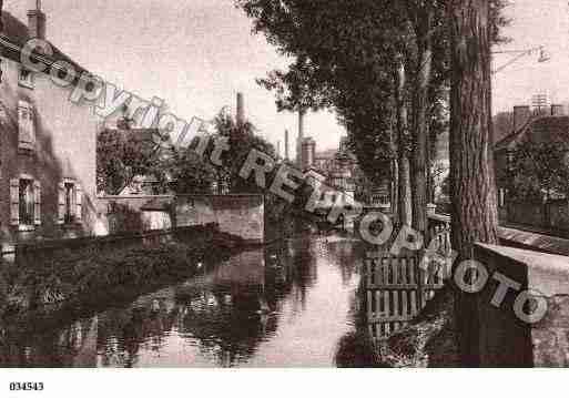 Ville de MOYEUVREGRANDE, carte postale ancienne
