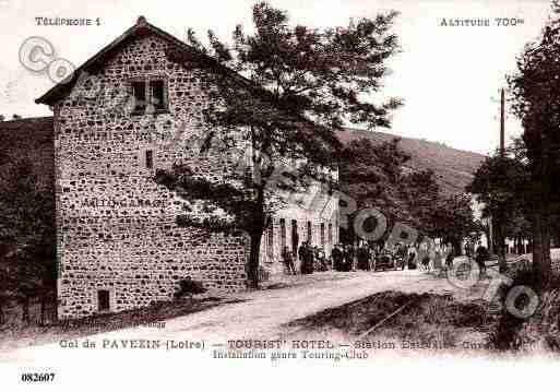Ville de PAVEZIN, carte postale ancienne