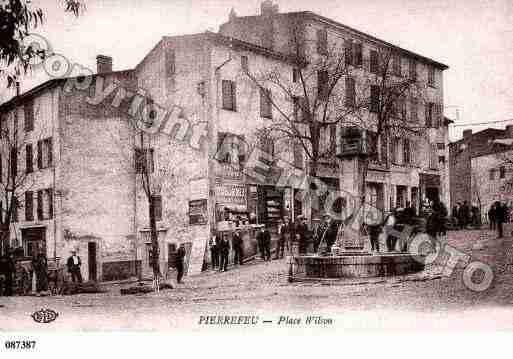 Ville de PIERREFEUDUVAR, carte postale ancienne