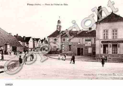 Ville de PINEY, carte postale ancienne