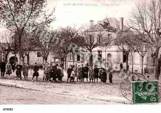 Ville de SAINTSEVERIN, carte postale ancienne