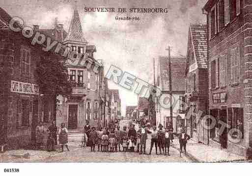 Ville de STEINBOURG, carte postale ancienne