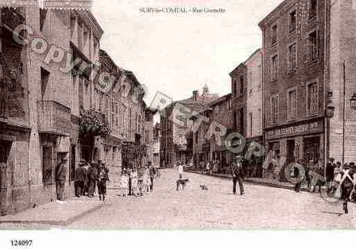 Ville de SURYLECOMTAL, carte postale ancienne