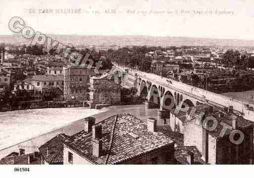 Ville de ALBI, carte postale ancienne