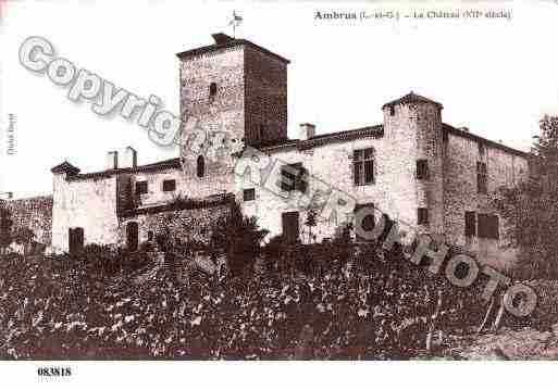 Ville de AMBRUS, carte postale ancienne