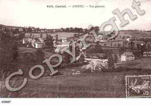 Ville de AYRENS, carte postale ancienne