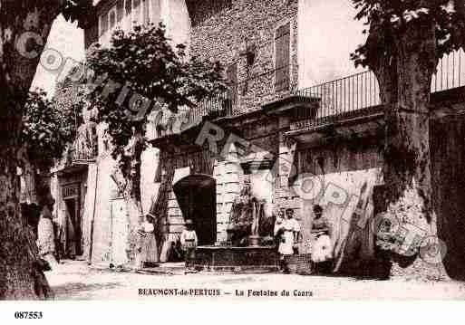 Ville de BEAUMONTDEPERTUIS, carte postale ancienne