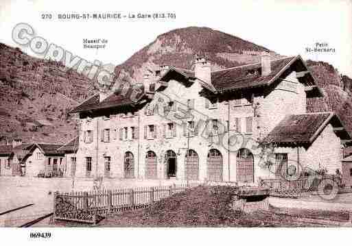 Ville de BOURGSAINTMAURICE, carte postale ancienne