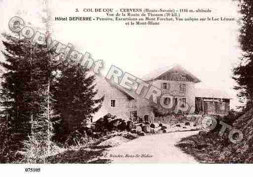 Ville de CERVENS, carte postale ancienne