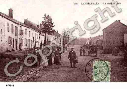 Ville de CHAPELLE(LA), carte postale ancienne