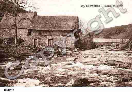 Ville de FAOUET(LE), carte postale ancienne