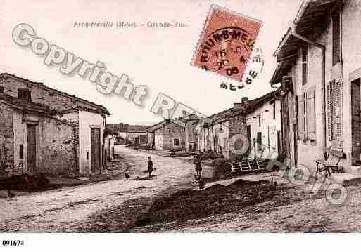 Ville de FROMEREVILLELESVALLONS, carte postale ancienne