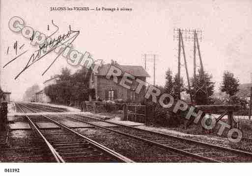 Ville de JALONS, carte postale ancienne