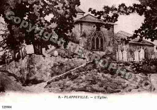 Ville de PLAPPEVILLE, carte postale ancienne