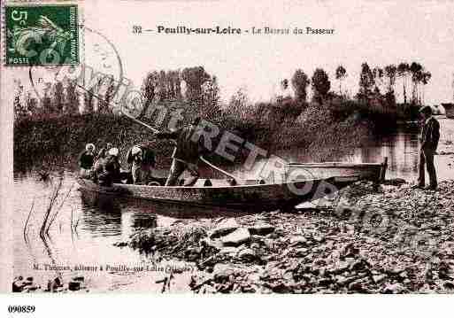 Ville de POUILLYSURLOIRE, carte postale ancienne