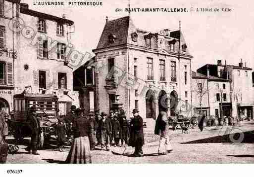 Ville de SAINTAMANTTALLENDE, carte postale ancienne