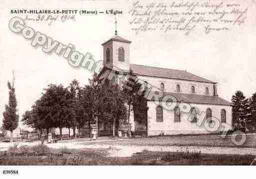 Ville de SAINTHILAIRELEPETIT, carte postale ancienne