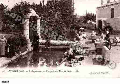 Ville de ANGOULEME, carte postale ancienne