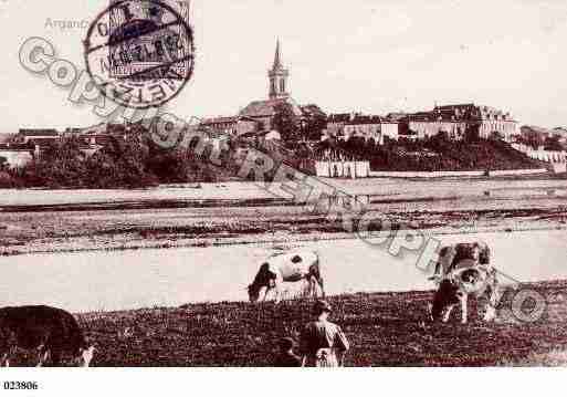 Ville de ARGANCY, carte postale ancienne