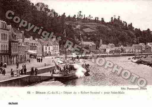 Ville de DINAN, carte postale ancienne