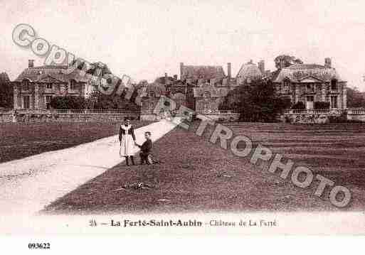 Ville de FERTESAINTAUBIN(LA), carte postale ancienne