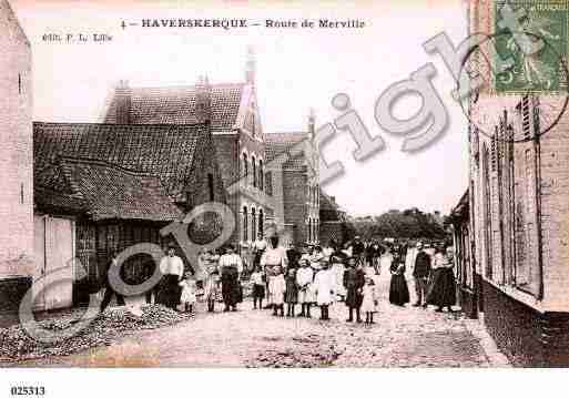 Ville de HAVERSKERQUE, carte postale ancienne