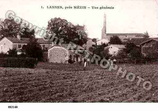 Ville de LANNES, carte postale ancienne