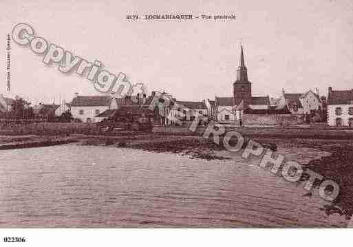 Ville de LOCMARIAQUER, carte postale ancienne