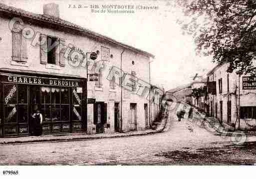 Ville de MONTBOYER, carte postale ancienne