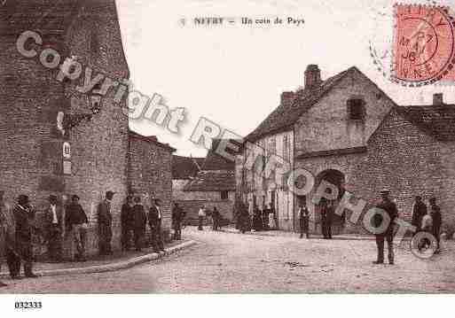 Ville de NITRY, carte postale ancienne