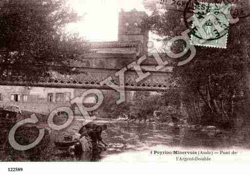 Ville de PEYRIACMINERVOIS, carte postale ancienne