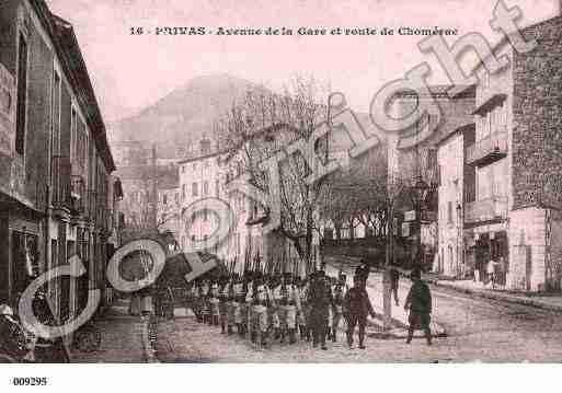 Ville de PRIVAS, carte postale ancienne