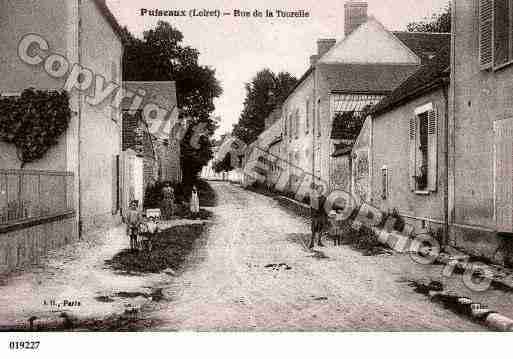 Ville de PUISEAUX, carte postale ancienne