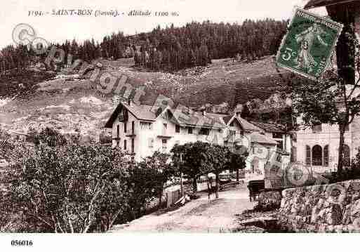 Ville de SAINTBONTARENTAISE, carte postale ancienne