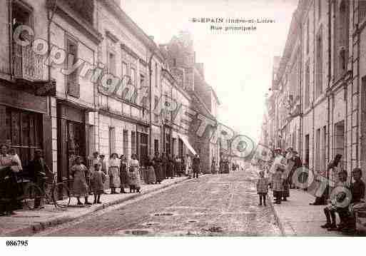 Ville de SAINTEPAIN, carte postale ancienne