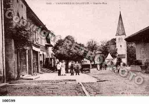 Ville de VARENNESSAINTSAUVEUR, carte postale ancienne